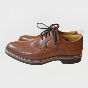 Florsheim Men’s Brown Leather Derby Shoes Lace Up Size 9M NWOT